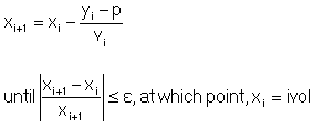 Implied Volatility Formula Example