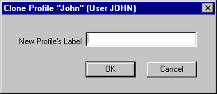 Clone Profile Dialog